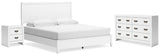 Binterglen King Panel Bed, Dresser and Nightstand - B427B11