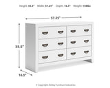 Binterglen King Panel Bed, Dresser and Nightstand - B427B11