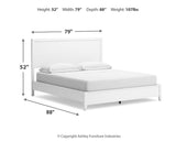 Binterglen California King Panel Bed, Dresser and Mirror - B427B13