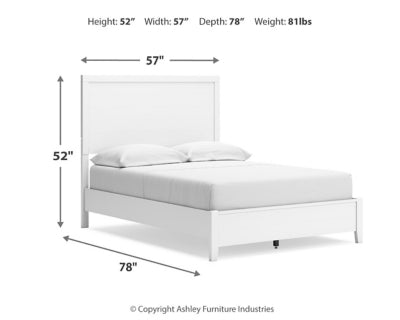 Binterglen Full Panel Bed, Dresser and Mirror - B427B5