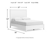 Binterglen Full Panel Bed, Dresser and Mirror - B427B5