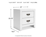 Binterglen Twin Panel Bed, Dresser, Mirror, Chest and 2 Nightstands - B427B19