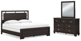 Covetown King Panel Bed, Dresser and Mirror - B441B10