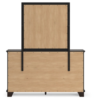 Covetown Twin Panel Bed, Dresser and Mirror - B441B3