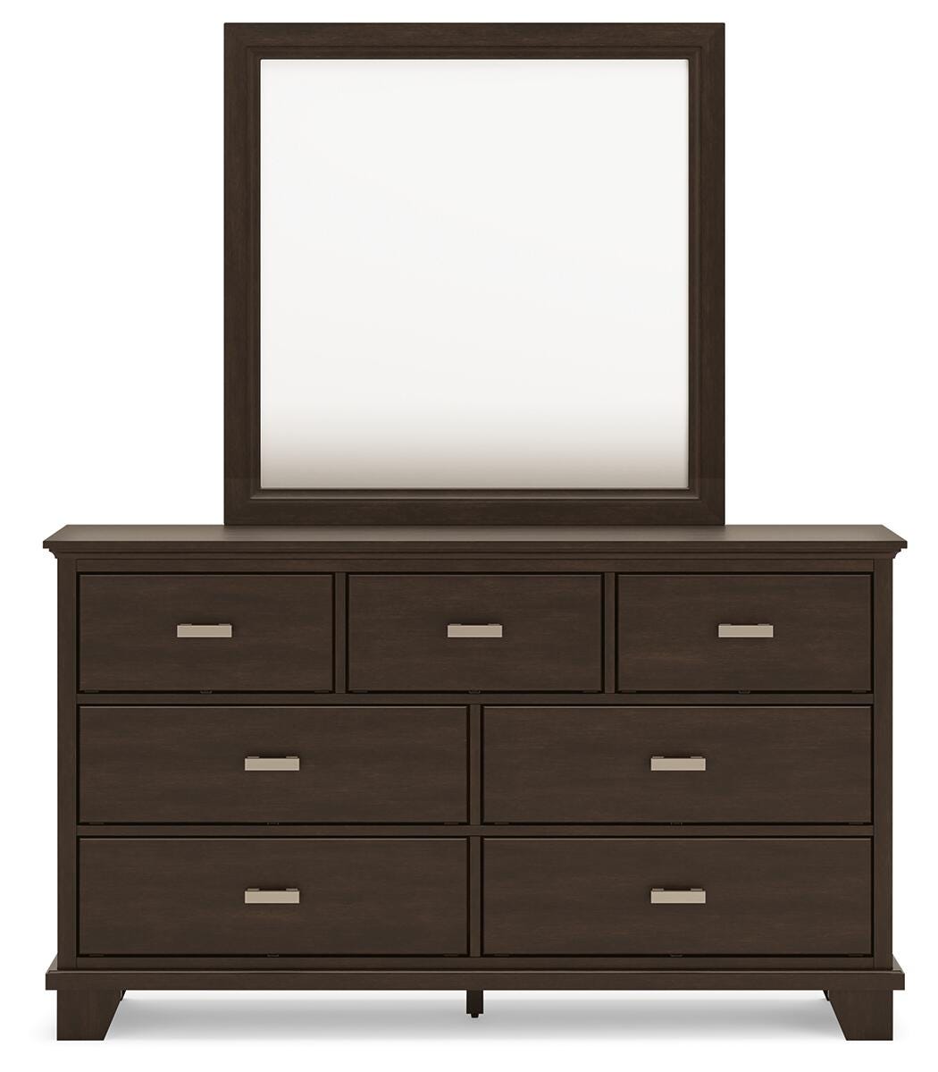 Covetown Full Panel Bed, Dresser, Mirror, Chest and Nightstand - B441B13