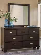 Covetown Twin Panel Bed, Dresser and Mirror - B441B3