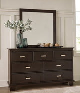 Covetown Twin Panel Bed, Dresser and Mirror - B441B3