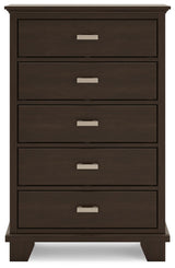 Covetown Full Panel Bed, Dresser, Mirror, Chest and Nightstand - B441B13