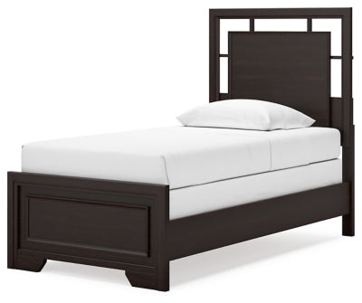 Covetown Twin Panel Bed, Dresser and Mirror - B441B3