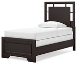 Covetown Twin Panel Bed, Dresser and Mirror - B441B3