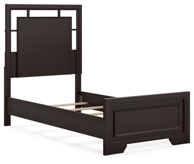 Covetown Twin Panel Bed, Dresser and Mirror - B441B3