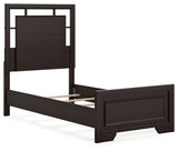 Covetown Twin Panel Bed, Dresser and Mirror - B441B3