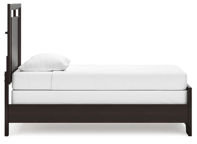 Covetown Twin Panel Bed, Dresser and Mirror - B441B3