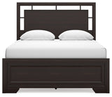Covetown Queen Panel Bed, Dresser and Mirror - B441B7