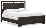 Covetown California King Panel Bed, Dresser and Mirror - B441B11