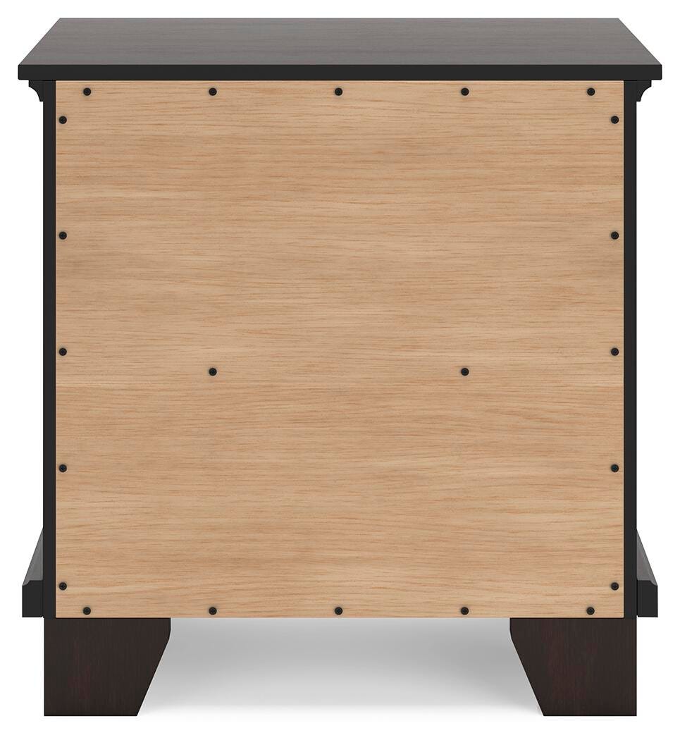 Covetown King Panel Bed, Dresser, Mirror and Nightstand - B441B15