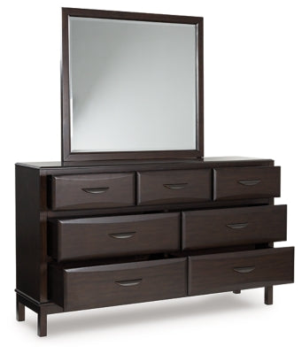Vanmore Full Storage Bed, Dresser and Mirror - B479B5