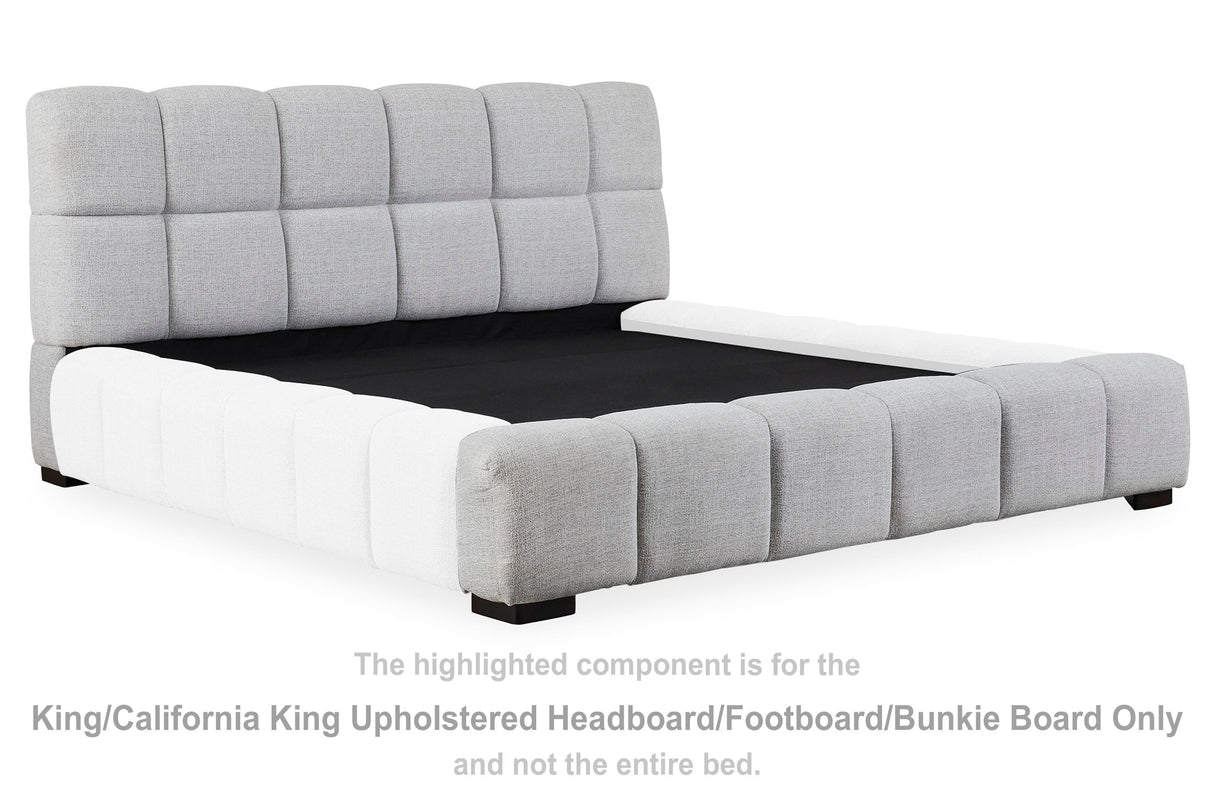 Grendusk King/California King Upholstered Headboard/Footboard/Bunkie Board - PCB584-82