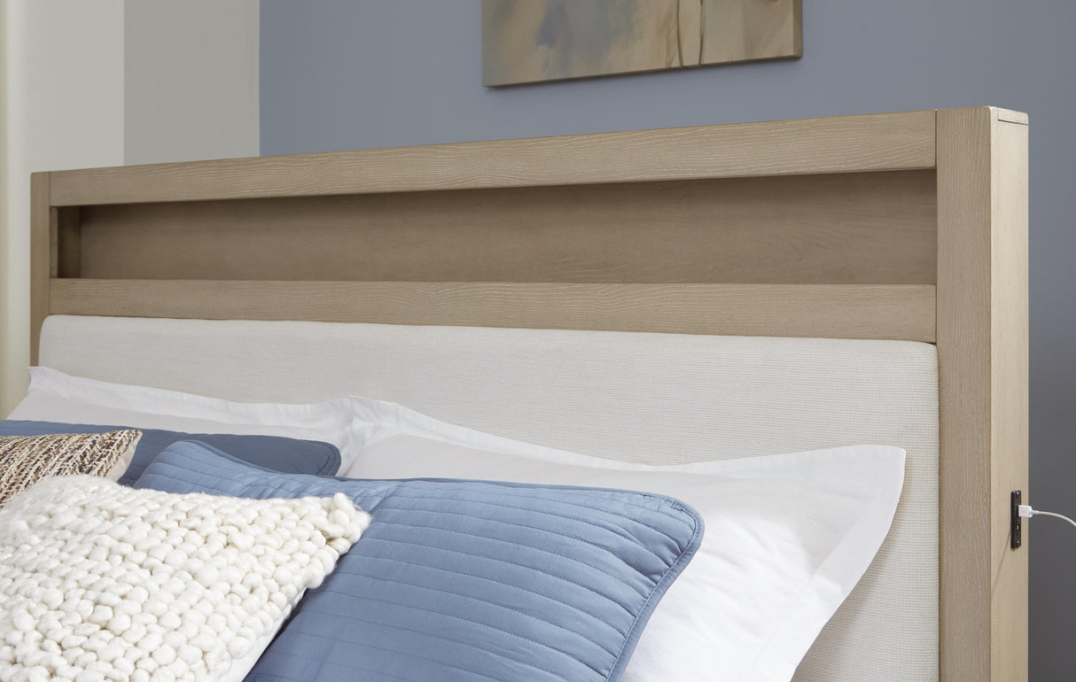 Calmoro California King Bookcase Bed - B602B9