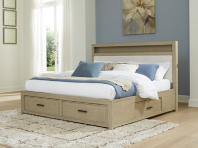 Calmoro California King Bookcase Bed - B602B9