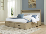 Calmoro Queen Bookcase Bed - B602B4