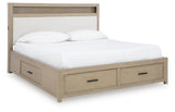 Calmoro California King Bookcase Bed - B602B9