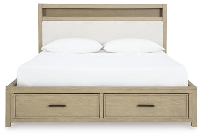 Calmoro California King Bookcase Bed - B602B9