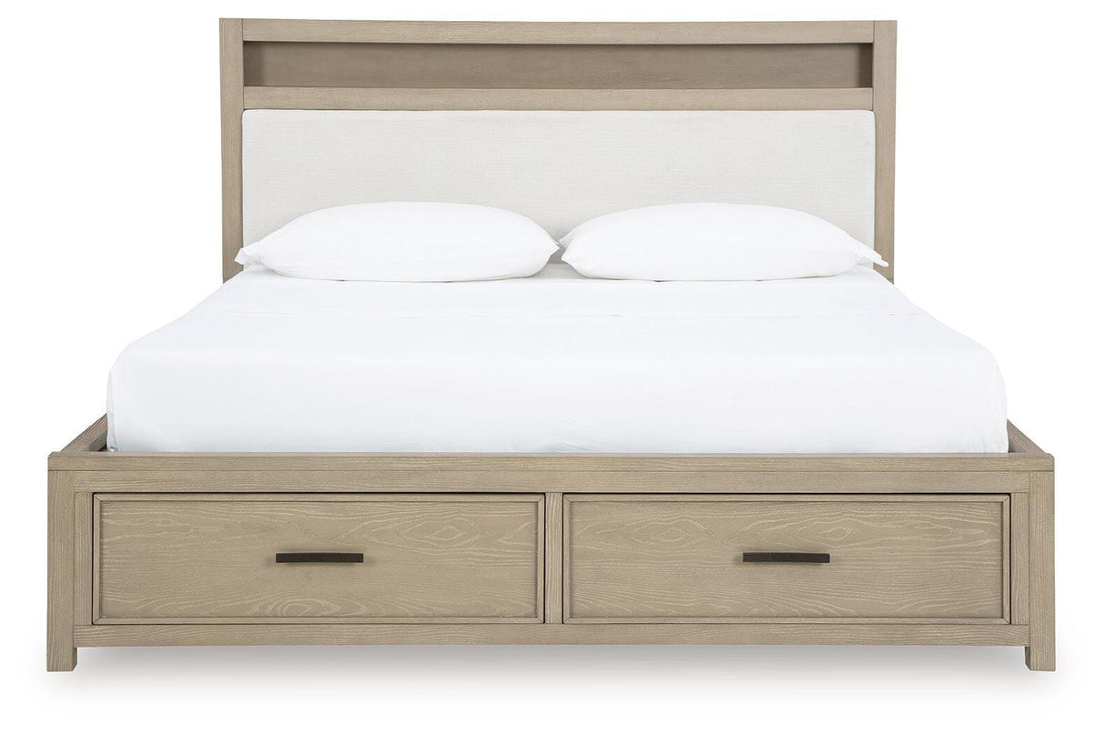 Calmoro King Bookcase Bed - B602B8