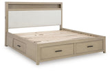 Calmoro California King Bookcase Bed - B602B9