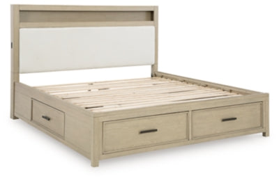 Calmoro Queen Bookcase Bed - B602B4