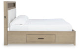 Calmoro King Bookcase Bed - B602B8