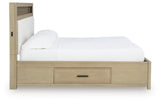 Calmoro Queen Bookcase Bed - B602B4