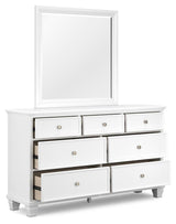 Fortman King Panel Bed, Dresser, Mirror, Chest and Nightstand - B680B18