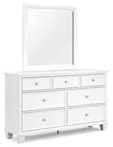 Fortman California King Panel Bed, Dresser and Mirror - B680B14