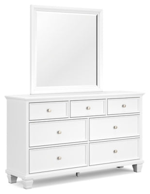 Fortman King Panel Bed, Dresser and Mirror - B680B13