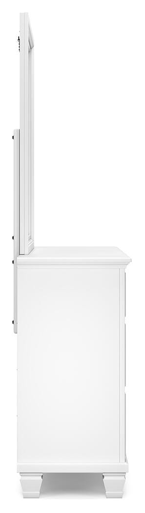 Fortman King Panel Bed, Dresser, Mirror and Nightstand - B680B17