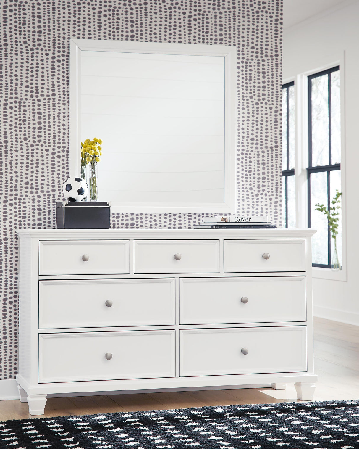 Fortman Dresser and Mirror - B680B1