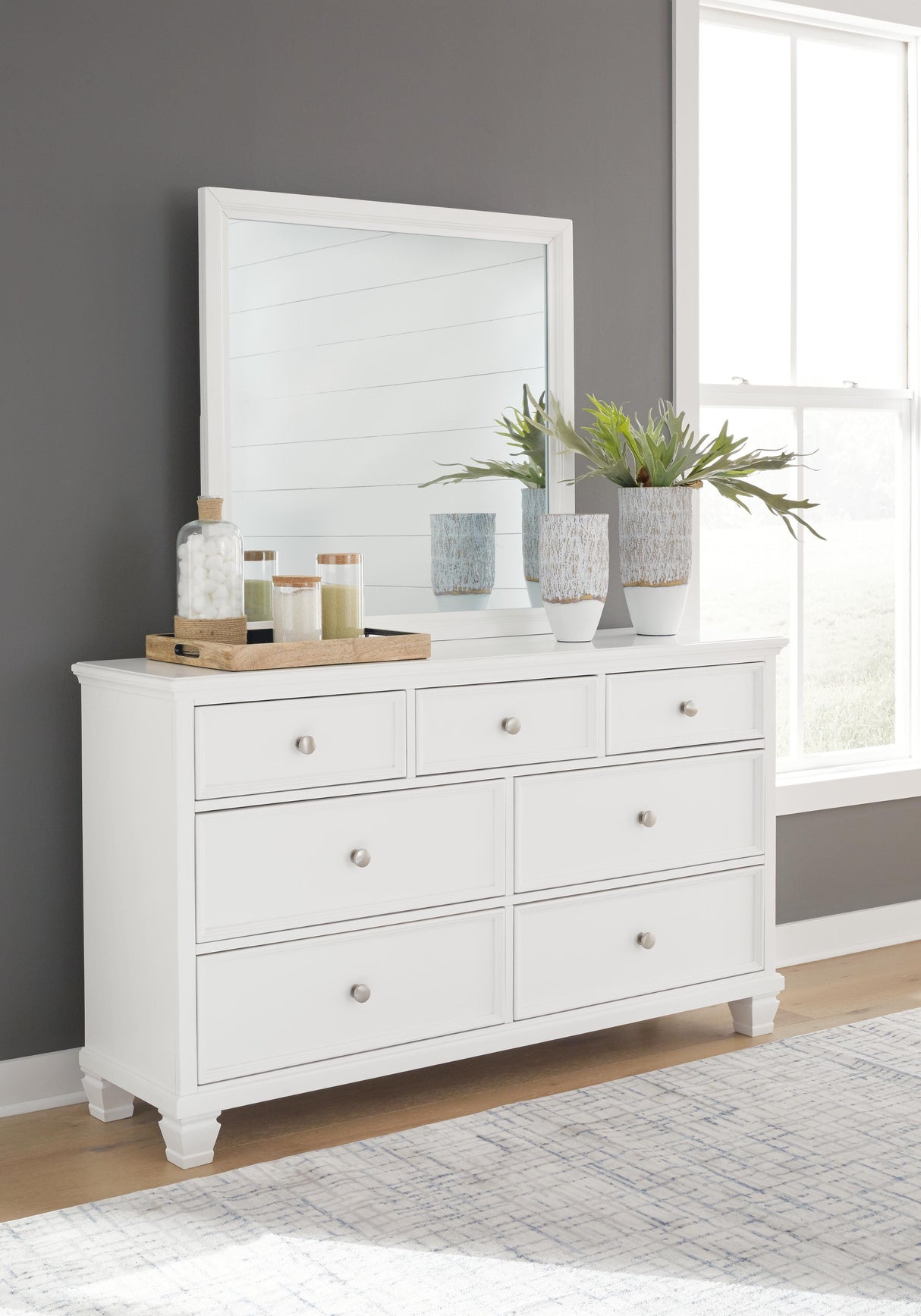 Fortman Dresser and Mirror - B680B1