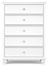 Fortman King Panel Bed, Dresser, Mirror, Chest and Nightstand - B680B18