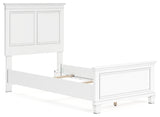 Fortman Twin Panel Bed, Dresser and Mirror - B680B7