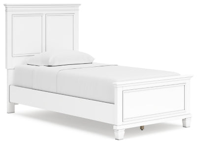 Fortman Twin Panel Bed, Dresser and Mirror - B680B7
