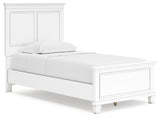 Fortman Twin Panel Bed, Dresser and Mirror - B680B7