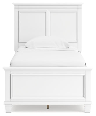 Fortman Twin Panel Bed, Dresser and Mirror - B680B7
