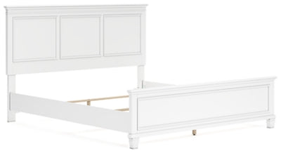 Fortman California King Panel Bed, Dresser and Mirror - B680B14