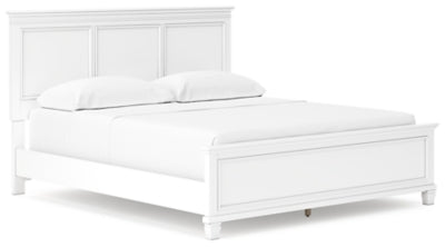 Fortman California King Panel Bed, Dresser and Mirror - B680B14