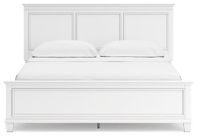 Fortman California King Panel Bed, Dresser and Mirror - B680B14