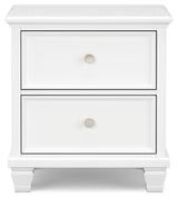 Fortman King Panel Bed, Dresser, Mirror and Nightstand - B680B17