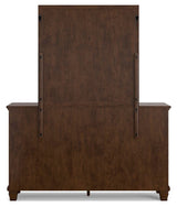 Danabrin King Panel Bed, Dresser, Mirror and Nightstand - B685B14