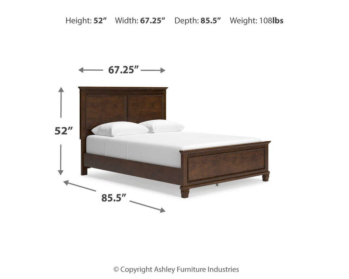 Danabrin Queen Panel Bed, Dresser and Mirror - B685B3
