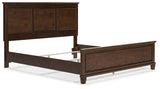 Danabrin California King Panel Bed, Dresser and Mirror - B685B13